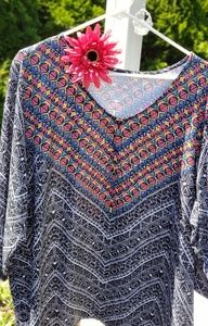 Boho/Tribal Embellished Tunic 2x